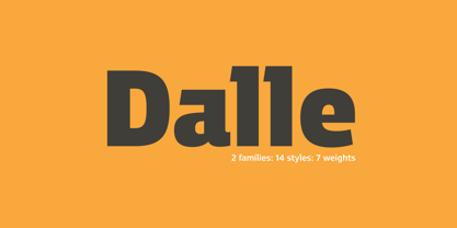 Dalle Font Poster 1