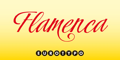 Flamenca Font Poster 7