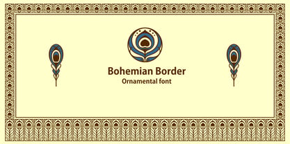 Bohemian Border Fuente Póster 1