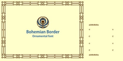 Bohemian Border Fuente Póster 6