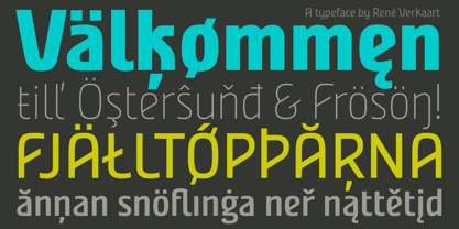 Nordic Narrow Pro Font Poster 11