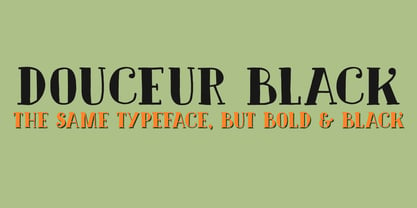 Douceur Font Poster 3