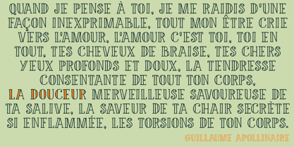 Douceur Font Poster 2