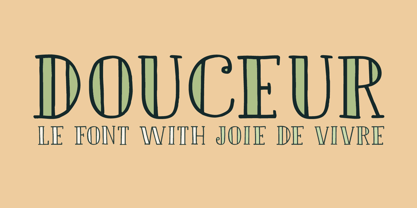 Douceur Font Poster 1