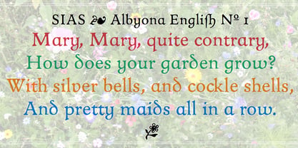 Albyona Font Poster 5