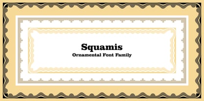 Squamis Font Poster 1