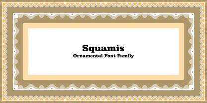 Squamis Font Poster 4