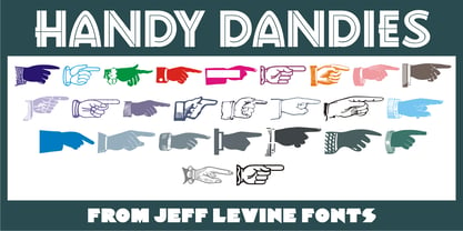 Handy Dandies JNL Font Poster 1
