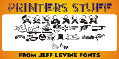 Printers Stuff JNL Font Poster 1