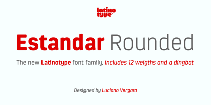 Estandar Rounded Fuente Póster 7