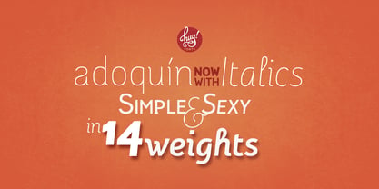 Adoquin Font Poster 1