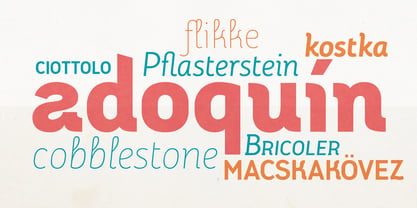 Adoquin Font Poster 9