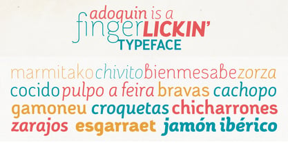 Adoquin Font Poster 10