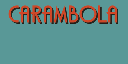 Carambola Font Poster 1