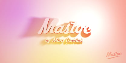 Mastoc Font Poster 1