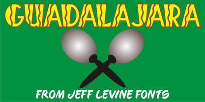 Guadalajara JNL Font Poster 1