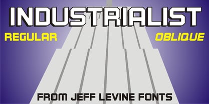 Industrialist JNL Font Poster 1