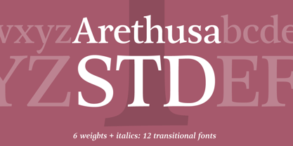Arethusa Font Poster 1