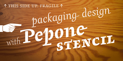 Pepone Font Poster 9