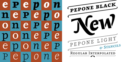 Pepone Font Poster 12