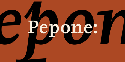 Pepone Font Poster 17