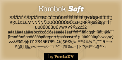 Korobok Soft Font Poster 2