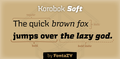 Korobok Soft Font Poster 3