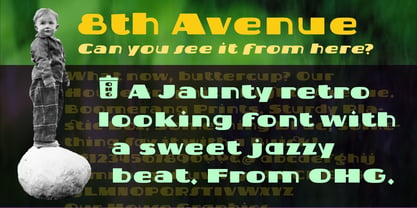 8th Avenue Font Poster 3