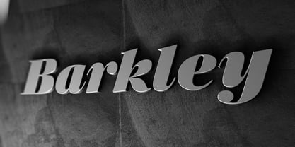 Barkley Font Poster 1