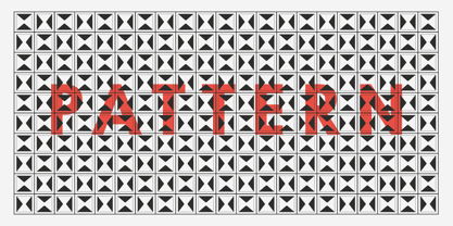 Moskau Pattern Font Poster 3