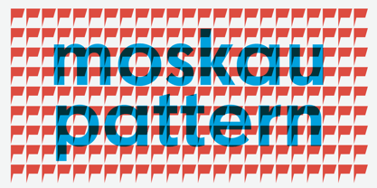 Moskau Pattern Font Poster 6