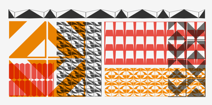 Moskau Pattern Font Poster 10