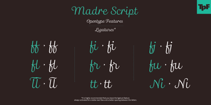 Madre Script Fuente Póster 6