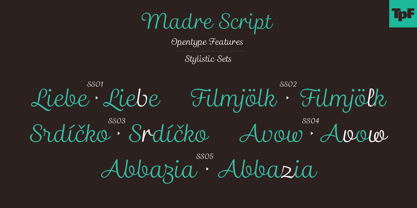 Madre Script Fuente Póster 9