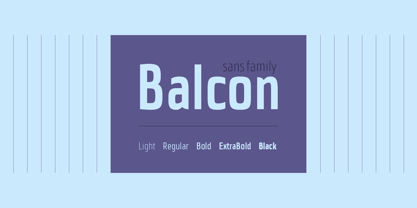 Balcon Font Poster 1
