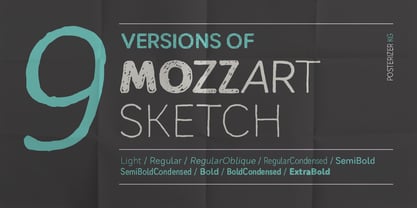 Mozzart Sketch Fuente Póster 1