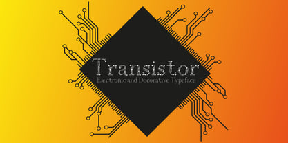 Transistor Font Poster 1