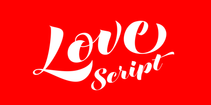 Love Script Fuente Póster 2