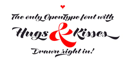 Love Script Font Poster 3