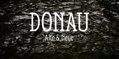 Donau Font Poster 1