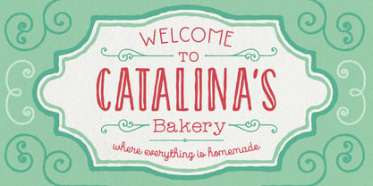 Catalina Font Poster 1