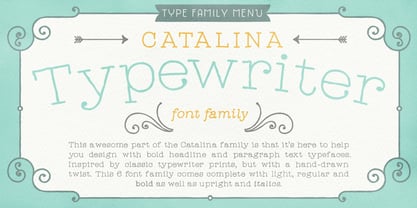 Catalina Font Poster 4