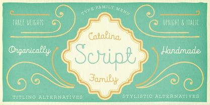 Catalina Font Poster 6