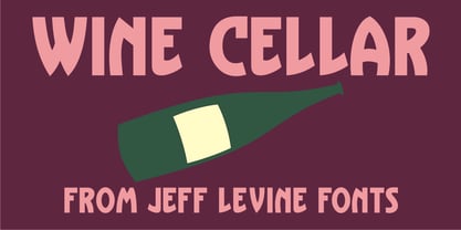 Wine Cellar JNL Font Poster 1