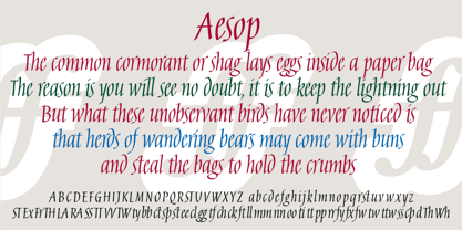 Aesop Font Poster 1