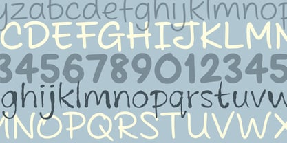 Scribbles AF Font Poster 2