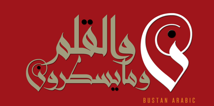 Bustan Font Poster 6