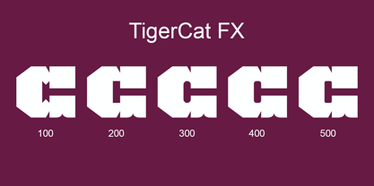 TigerCat Fuente Póster 22