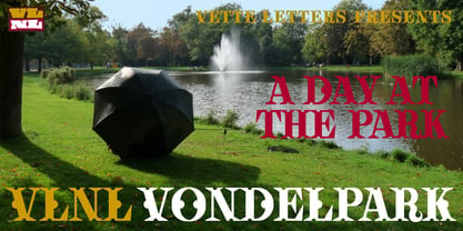 VLNL Vondelpark Font Poster 5