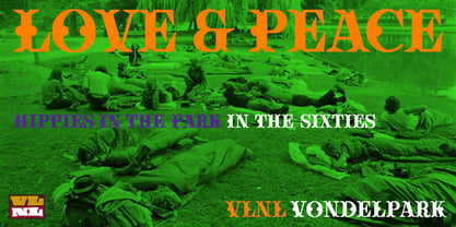 VLNL Vondelpark Font Poster 7